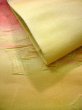Photo8: JET0423Z Used Japanese  Pale Yellow Cutting cloth    (Grade B) (8)