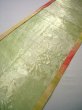 Photo9: JET0423Z Used Japanese  Pale Yellow Cutting cloth    (Grade B) (9)