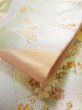 Photo11: Mint K0303P Vintage Japanese Kimono Shiny Light Pink FUKURO OBI sash Chrysanthemum Silk.  (Grade A) (11)