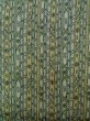 Photo6: Mint K0311G Used Japanese Pale Light Yellowish Green KOMON dyed / Silk. Stripes,   (Grade A) (6)