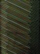 Photo4: Mint K0311P Used Japanese   Black KOMON dyed / Synthetic. Tortoise-shell pattern― Hexagonal pattern   (Grade A) (4)