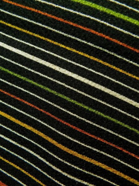 Photo6: Mint K0311P Used Japanese   Black KOMON dyed / Synthetic. Tortoise-shell pattern― Hexagonal pattern   (Grade A) (6)