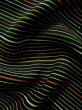 Photo11: Mint K0311P Used Japanese   Black KOMON dyed / Synthetic. Tortoise-shell pattern― Hexagonal pattern   (Grade A) (11)