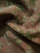 Photo12: Mint K0311T Used Japanese Smoky Pale Pink KOMON dyed / Silk. Tortoise-shell pattern― Hexagonal pattern,   (Grade A) (12)