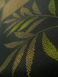 Photo10: K0324F Used Japanese Pale  Brown OSHIMA TSUMGI pongee / Silk. Bamboo leaf,   (Grade A) (10)
