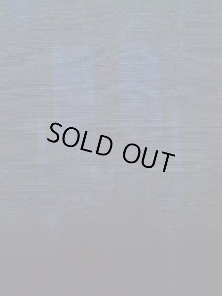 Photo7: Mint K0324I Used Japanese Deep  Blue TSUMUGI pongee / Silk. Flower,   (Grade A) (7)