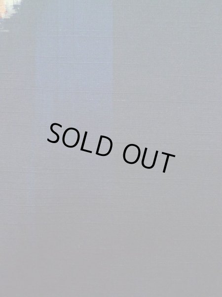 Photo8: Mint K0324I Used Japanese Deep  Blue TSUMUGI pongee / Silk. Flower,   (Grade A) (8)