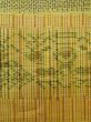 Photo5: K0324M Used Japanese   Cream TSUMUGI pongee / Silk. Stripes,   (Grade A) (5)