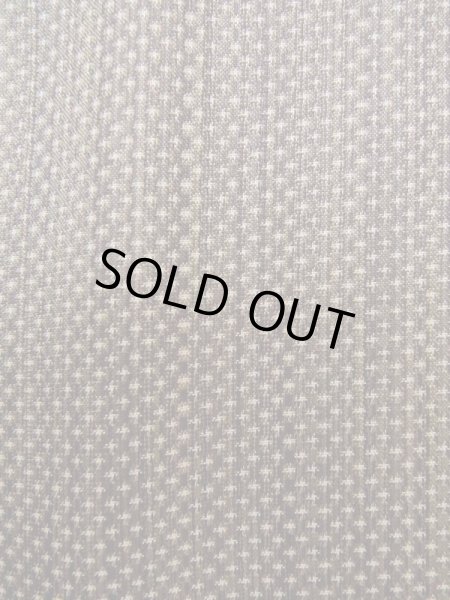 Photo7: K0324V Used Japanese Heather  Purple TSUMUGI pongee / Silk. Stripes,   (Grade B) (7)