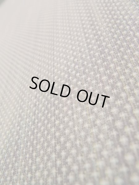 Photo8: K0324V Used Japanese Heather  Purple TSUMUGI pongee / Silk. Stripes,   (Grade B) (8)