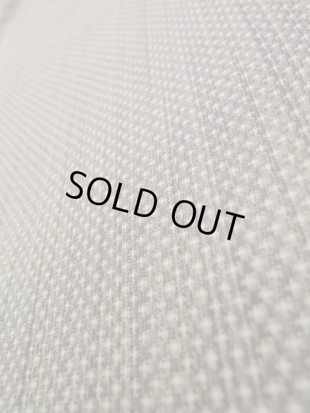 Photo9: K0324V Used Japanese Heather  Purple TSUMUGI pongee / Silk. Stripes,   (Grade B) (9)