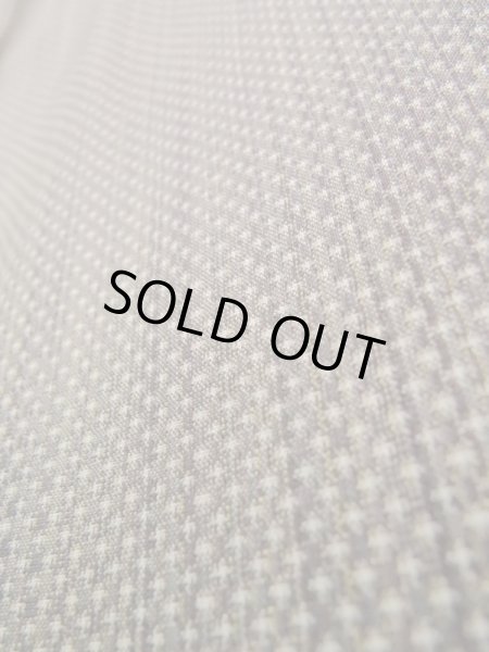 Photo10: K0324V Used Japanese Heather  Purple TSUMUGI pongee / Silk. Stripes,   (Grade B) (10)