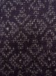 Photo6: K0324Y Used Japanese   Purple SHIOZAWA TSUMUGI pongee / Silk. Abstract pattern   (Grade B) (6)