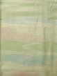 Photo3: K0325B Used Japanese   White TSUMUGI pongee / Silk. Geometrical pattern,   (Grade B) (3)
