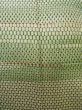 Photo6: K0325B Used Japanese   White TSUMUGI pongee / Silk. Geometrical pattern,   (Grade B) (6)
