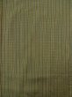Photo3: K0329G Used Japanese Pale Grayish Green ORI woven / Silk. Stripes   (Grade B) (3)