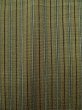 Photo5: K0329G Used Japanese Pale Grayish Green ORI woven / Silk. Stripes   (Grade B) (5)