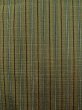 Photo6: K0329G Used Japanese Pale Grayish Green ORI woven / Silk. Stripes   (Grade B) (6)