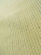 Photo10: K0329O Used Japanese   Off White TSUMUGI pongee / Silk. Stripes,   (Grade A) (10)