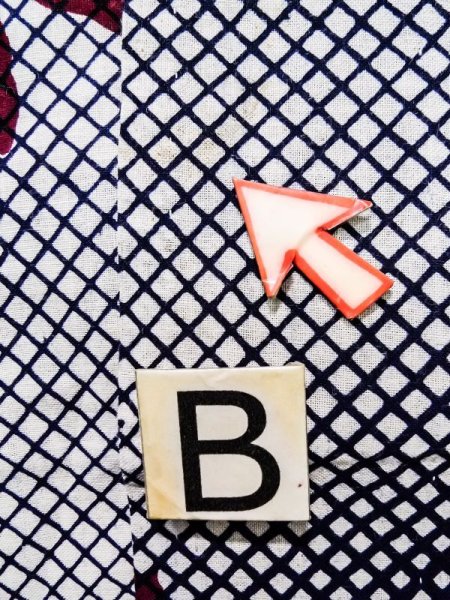 Photo16: K0415D Used Japanese   Indigo Blue YUKATA summer(made in Japan) / Cotton. Flower, made in 1960-1970  (Grade B) (16)