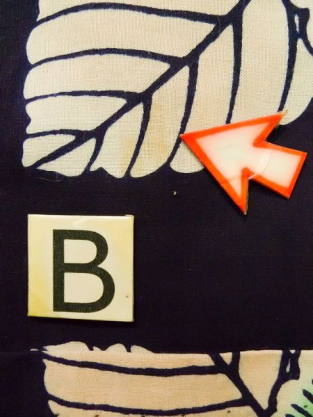 Photo16: K0421B Vintage Japanese women   Indigo Blue Pour Dyed Yukata / Cotton. Flower   (Grade C) (16)