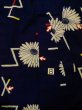 Photo16: K0421H Vintage Japanese women   Indigo Blue YUKATA summer(made in Japan) / Cotton. Chrysanthemum,   (Grade C) (16)