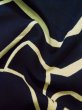 Photo13: K0426S Used Japanese   Indigo Blue YUKATA summer(made in Japan) / Cotton. Butterfly made in 1960-1970  (Grade C) (13)