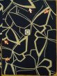 Photo17: K0426S Used Japanese   Indigo Blue YUKATA summer(made in Japan) / Cotton. Butterfly made in 1960-1970  (Grade C) (17)
