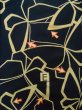 Photo19: K0426S Used Japanese   Indigo Blue YUKATA summer(made in Japan) / Cotton. Butterfly made in 1960-1970  (Grade C) (19)