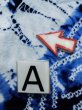 Photo15: K0526C Used Japanese   Blue YUKATA summer(made in Japan) / Cotton. Leaf, Arimatsu-Shibori, made in 1980-1990  (Grade C) (15)