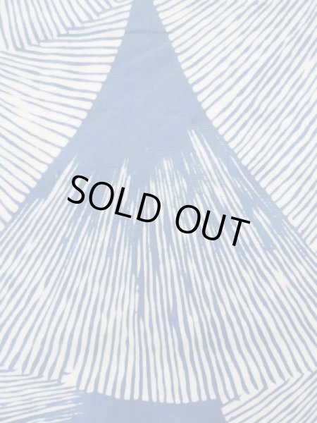 Photo8: K0526D Used Japanese   White YUKATA summer(made in Japan) / Cotton. Abstract pattern made in 1990-2000  (Grade B) (8)