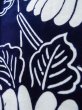 Photo11: K0527B Used Japanese   Indigo Blue YUKATA summer(made in Japan) / Cotton. Flower, made in 1970-1980  (Grade C) (11)