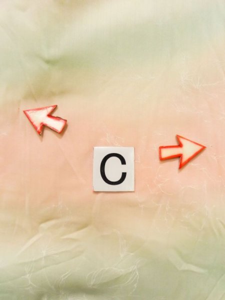 Photo16: K0602H Used Japanese Light  Pink JUBAN undergarment / Mousseline. Rose,   (Grade D) (16)