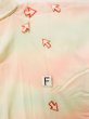 Photo19: K0602H Used Japanese Light  Pink JUBAN undergarment / Mousseline. Rose,   (Grade D) (19)