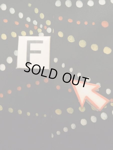 Photo19: K0609M Used Japanese   Black HAORI short jacket / Silk. Abstract pattern,   (Grade C) (19)