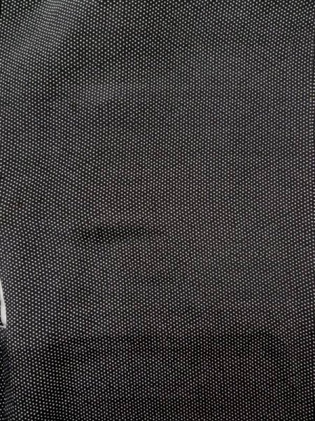 Photo3: K0616C Used Japanese Heather  Black HAORI short jacket / Silk. Dot   (Grade C) (3)