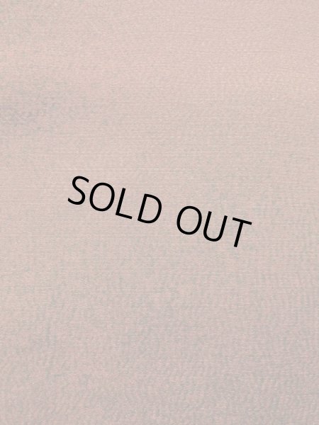 Photo8: K0616G Used Japanese Pale  Orange HAORI short jacket / Silk. Abstract pattern peacock motif on the lining  (Grade A) (8)