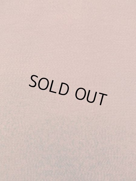 Photo9: K0616G Used Japanese Pale  Orange HAORI short jacket / Silk. Abstract pattern peacock motif on the lining  (Grade A) (9)