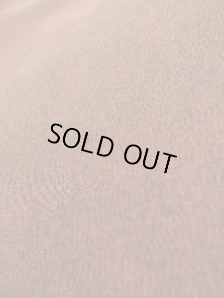 Photo11: K0616G Used Japanese Pale  Orange HAORI short jacket / Silk. Abstract pattern peacock motif on the lining  (Grade A) (11)