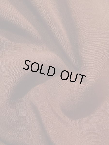 Photo15: K0616G Used Japanese Pale  Orange HAORI short jacket / Silk. Abstract pattern peacock motif on the lining  (Grade A) (15)