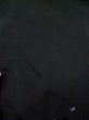 Photo3: K0616Q Used Japanese   Black HAORI short jacket / Silk. Butterfly   (Grade B) (3)