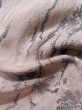 Photo11: K0616V Used Japanese Light  Pink HAORI short jacket / Silk. Abstract pattern   (Grade C) (11)