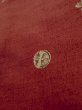 Photo8: K0617C Used Japanese   Red HAORI short jacket / Synthetic.  ball, Hairpin, Windmill, umbrella, Thread winding  (Grade C) (8)