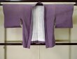 Photo1: K0623N Used Japanese   Wisteria HAORI short jacket / Silk.    (Grade B) (1)