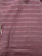 Photo3: K0624A Used Japanese Pale  Pink HAORI short jacket / Silk. Line striped crepe  (Grade C) (3)
