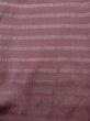 Photo4: K0624A Used Japanese Pale  Pink HAORI short jacket / Silk. Line striped crepe  (Grade C) (4)