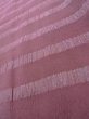 Photo7: K0624A Used Japanese Pale  Pink HAORI short jacket / Silk. Line striped crepe  (Grade C) (7)