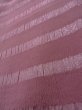 Photo8: K0624A Used Japanese Pale  Pink HAORI short jacket / Silk. Line striped crepe  (Grade C) (8)