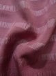 Photo10: K0624A Used Japanese Pale  Pink HAORI short jacket / Silk. Line striped crepe  (Grade C) (10)