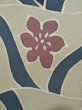 Photo5: K0624B Used Japanese Pale Light Taupe HAORI short jacket / Silk. Flower,   (Grade C) (5)